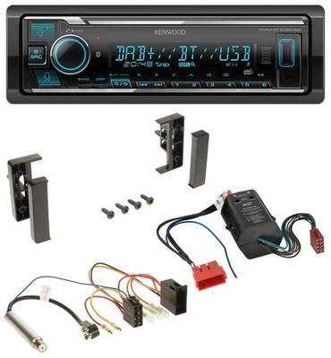 Kenwood Bluetooth MP3 DAB USB Autoradio für Audi A2 A3 8L A6 C5 A4 B5 Bose Aktiv - Bild 1 von 4