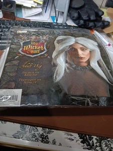Parrucca Olandese Morta Grigio Bianco Strega Halloween Costume Accessorio Travestimento - Foto 1 di 1