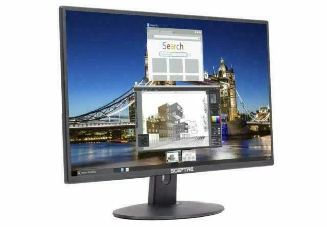 Sceptre E205W-16003R 20 inch Widescreen LED Monitor with Built in Speakers