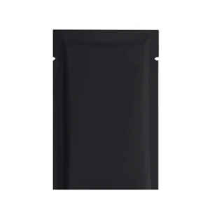 10000 Double-Sided Matte Black Open Top Mylar Foil Sample Pack Storage Bags 2x3" - Picture 1 of 3