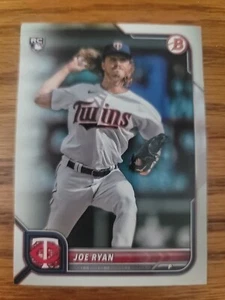 JOE RYAN RC 2022 BOWMAN #56 MINNESOTA TWINS ROOKIE - Foto 1 di 2