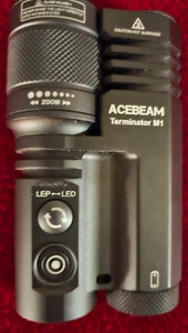 Acebeam Terminator M1 Dual Head LEP/LED Flashlight 1*21700 USB-C Rechargeable Ba - Picture 1 of 5