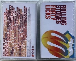 Rolling Stones Forty Licks Original Thai Edition Double Cassette Seal - Picture 1 of 2