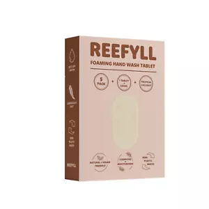 Reefyll Foaming Hand Soap Dissolvable Tablets Tropical Coconut 5 Pack - Picture 1 of 5