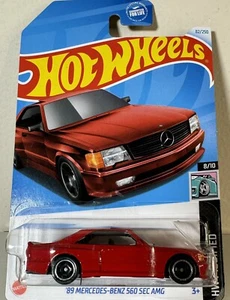 2024 Hot Wheels 89 Mercedes-Benz 560 SEC AMG 82/250 rot - Bild 1 von 2