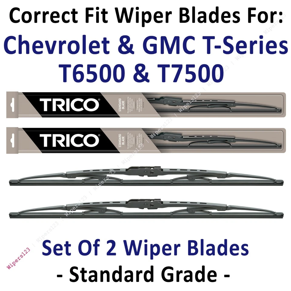 Limpiaparabrisas 2pk limpiaparabrisas estándar 1997-2009 Chevy/Chevrolet T6500 T7500 - 30221x2 Foto 1 de 1