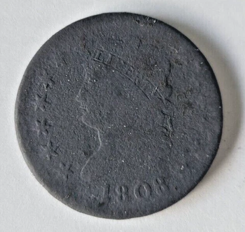 1808 Classic Head Large Cent Penny Circulated Cover
