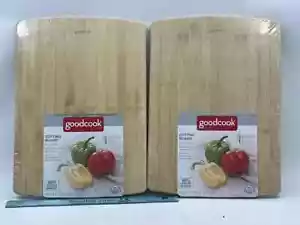 ( ONE ) Good Cook 100% Genuine Bamboo Cutting Board - 10x14 NEW Sealed - Picture 1 of 5