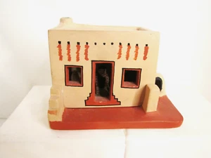 Jemez Adobe Pueblo Pottery House w/ Figures by Percingula Tosa (1923-1996) - Picture 1 of 9