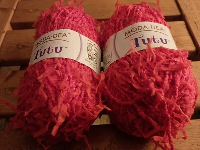 Moda Dea Tutu Yarn: Geranium-2 Skeins Lot - Image 1 of 4