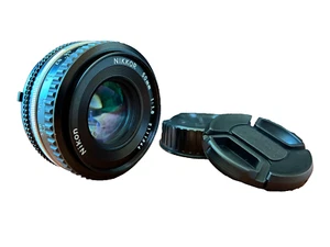 [SALE]Nikon Ai-S NIKKOR 50mm F1.8 MF Lens Nikon Made In Japan[NEAR MINT] - Picture 1 of 16