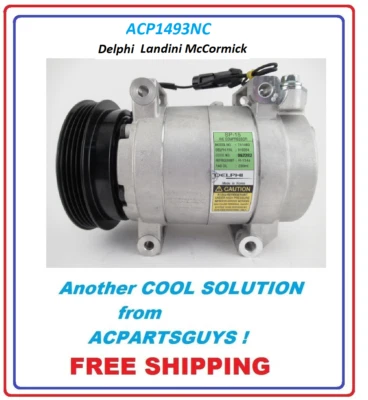 New Delphi SP-15 AC Compressor 12v Landini McCormick 6508922M91 205C04 741489 07 - Image 1 of 4