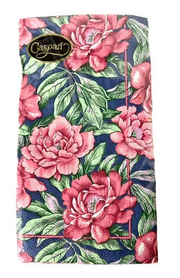 Caspari пион сад бумаги гостевые полотенца салфетки упаковка из 15 розовый синий зеленый новый в упаковке - Изображение 1 из 2