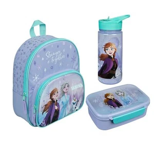 Set Frozen | Kinderrucksack mit Trinkflasche und Brotzeitdose - Bild 1 von 12