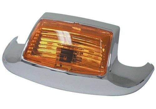 AMBER CROMADO GUARDABARROS DELANTERO PUNTA LUZ HARLEY TOURING Y FLSTC  Foto 1 de 1