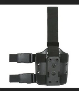 SAFARILAND SHROUD Leg Holster BLACK Double Strap 6004 - Picture 1 of 1