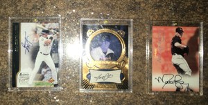 Baltimore Orioles Baseball Autographed Lot ET-AL Loewen, Riley, BA-LA Bigbie