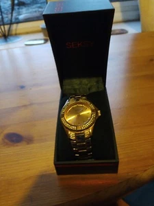 Seksy Intense by Sekonda Ladies Watch White Rose Gold Strap & Bracelet - Picture 1 of 3
