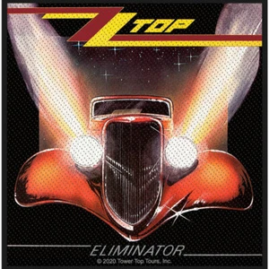 ZZ TOP ELIMINATOR WOVEN SEW ON PATCH OFFICIALLY LICENSED ITEM - Imagen 1 de 6