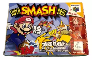 Super Smash Bros Nintendo 64 N64 Boxed PAL *Complete* #2 - Picture 1 of 12