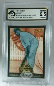 1997 Select Cricket Australian Captains Full Set of 10 Cards All Graded - Picture 1 of 20