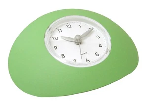 (XY014) Orologio Piano Comodino Inclinato Acrilico Grande Ovale Verde - Foto 1 di 4
