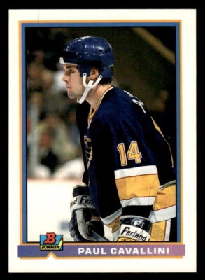 Steve Larmer 1991 Bowman #395   Chicago Blackhawks - Image 1 of 2