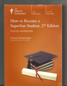 GREAT COURSES How to Become a SuperStar Student (2011, 3 DVD) BRAND NEW: W/Book - Picture 1 of 2