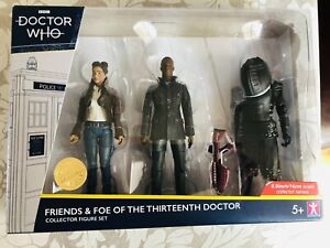 Doctor Who Friends and Foe of the 13th Doctor ,Collector figure set For Ages 5 +
