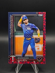 EDOUARD JULIEN - 2025 Topps Series 2 Team Logo Border SP #503 Minnesota Twins - Picture 1 of 2
