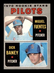 1970 O-Pee-Chee #88 Miguel Fuentes/Dick Baney Pilots Rookies EXMT/EXMT+ X2827974
