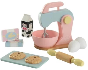 KidKraft Pastell Kinder Rollenmixer & Lebensmittel Küche Backzubehör Set - Bild 1 von 3