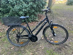 Pegasus Damen Trekkingrad Fahrrad 28 Zoll Nabendynamo,21 Gang Aluminium + Korb - Bild 1 von 9