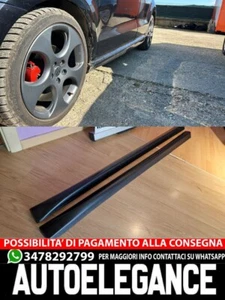 0499 VW POLO 6R 6C 2009-2017 SPOILER MINIGONNE LATERALI ABS - Foto 1 di 14