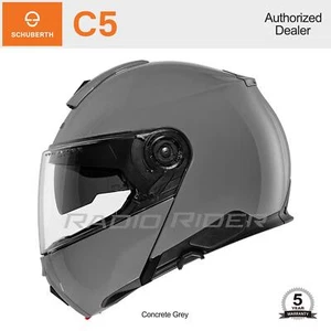 NEW Schuberth C5 Motorcycle Flip-Up Helmet | Concrete Grey | M | Free Shipping - Picture 1 of 4