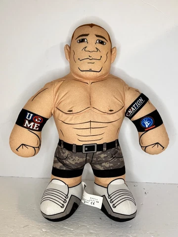 WWE John Cena Cenation Plush Talking Wrestler Doll 2011 Brawlin Buddies 16" Tall Cover