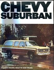 1977 Chevy Suburban Automobile Brochure EX 021917jhe