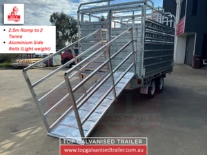 Livestock Trailer 12x7 Flat Top Trailer with Ramps (2 in 1) 3.5ton ATM - Picture 1 of 10