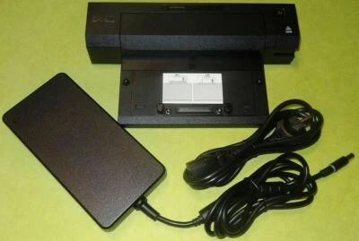 Dell Dockingstation PR02X USB 3.0 + 240W Dell Netzteil für Latitude Precision - Bild 1 von 4