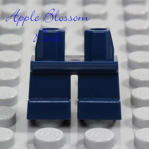 NEW Lego Minifig Dark BLUE SHORT LEGS - Boy Girl Child Elf Kid Jeans Pants Lower - Picture 1 of 3