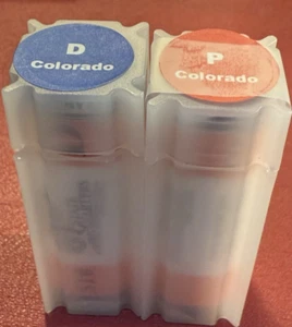 2006 P D Colorado UNOPENED State Quarter Rolls from US Mint plastic holder - Picture 1 of 2