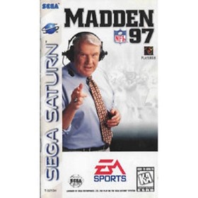 Madden 97 For Sega Saturn Vintage Football 5E