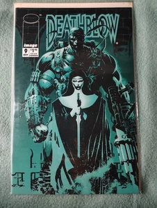 1994 Image Deathblow #9 Jim Lee Tim Sale türkis Cyberkrieg Cover Schatten Energie - Bild 1 von 1