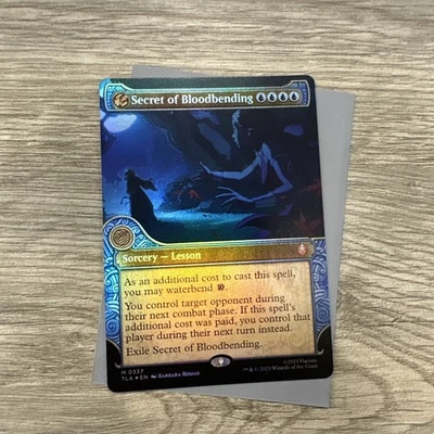 Secret Of Bloodbending - 337 - MTG Avatar: The Last Airbender - Elemental - FOIL - Image 1 of 2
