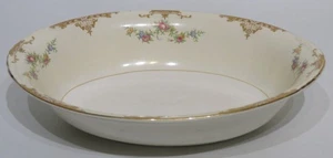 Homer Laughlin Eggshell Nautilus "Aristocrat" 9" Oval Vegetable Bowl EUC - Picture 1 of 4