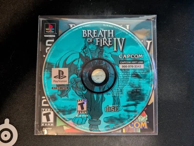 Breath of Fire IV (Sony PlayStation 1 PS1, 2000) Disc & Manual - Tested - Image 1 of 4