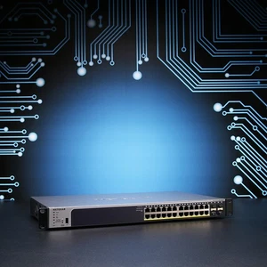 Netgear GS728TP Smart PoE+ Switch // 24x GbE + 4x SFP+ Ports - Picture 1 of 6