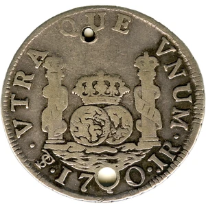 ☆ HISPANISCHES SILBER • KOLONIAL 2 ECHTE 1770 POTOSI JR • CARLOS III ☆ BOLIVIEN ☆D1324 - Bild 1 von 4