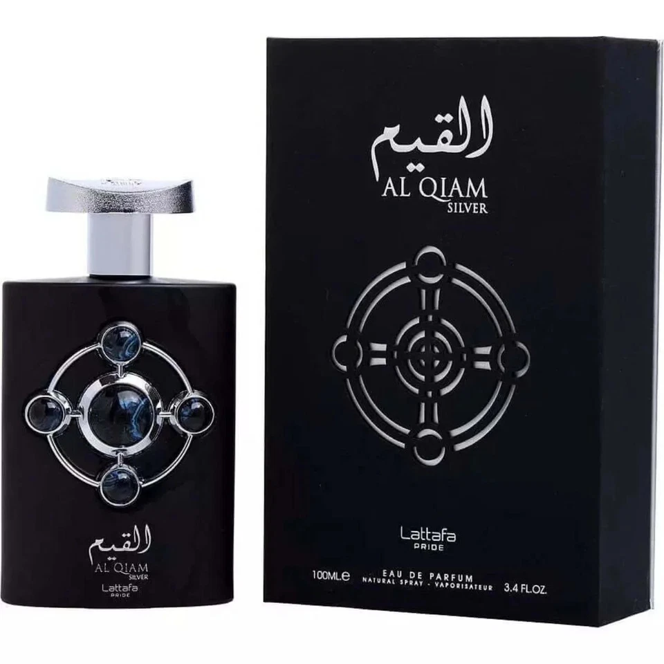 Colonia Al Qiam Silver de Lattafa para hombre EDP 3,3/3,4 oz nuevo en caja Foto 1 de 1