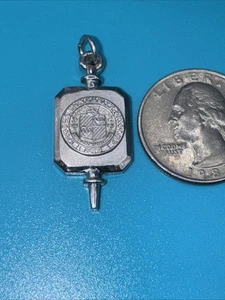Vtg Loyola University Chicago Sterling Silver  B.A. Honors Pendant Charm... - Picture 1 of 4